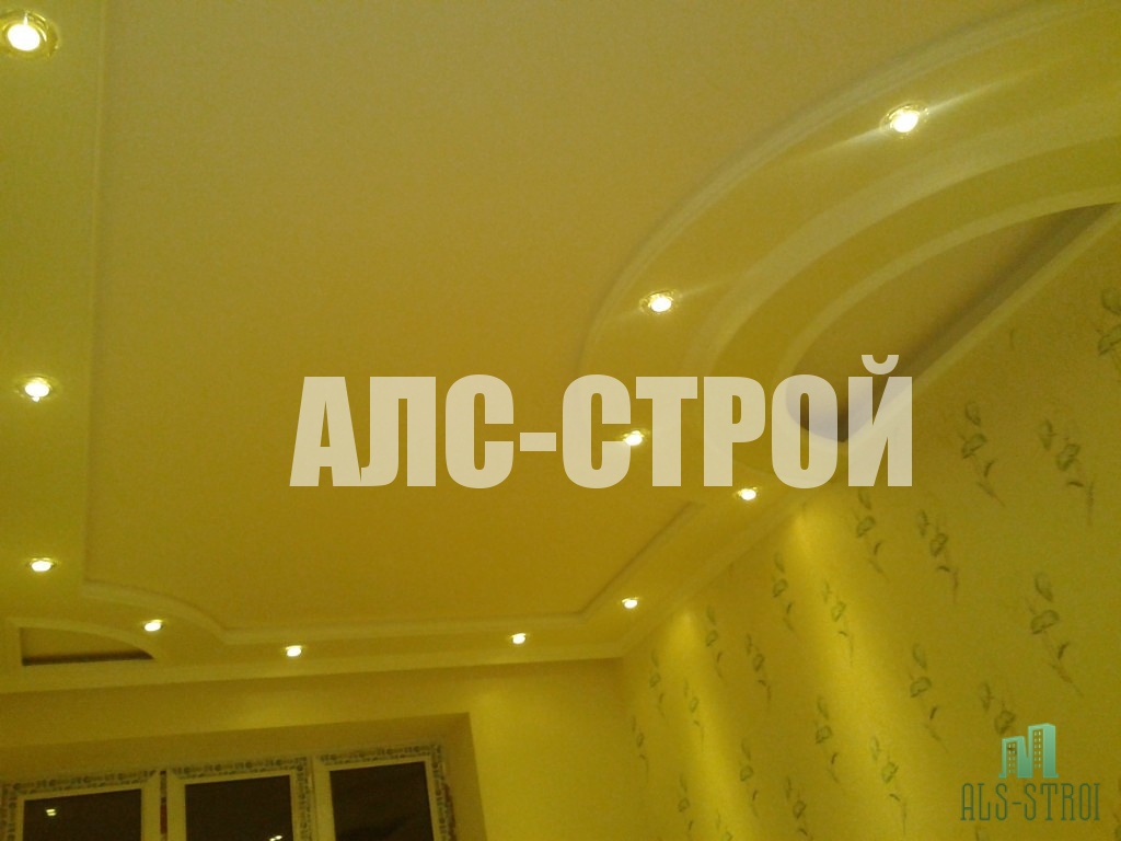 ремонт квартир под ключ , потолок
