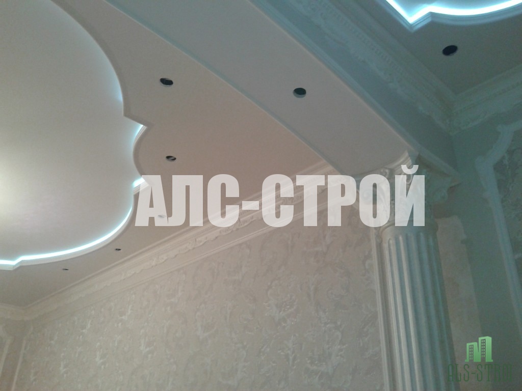 Ремонт квартир под ключ , потолки