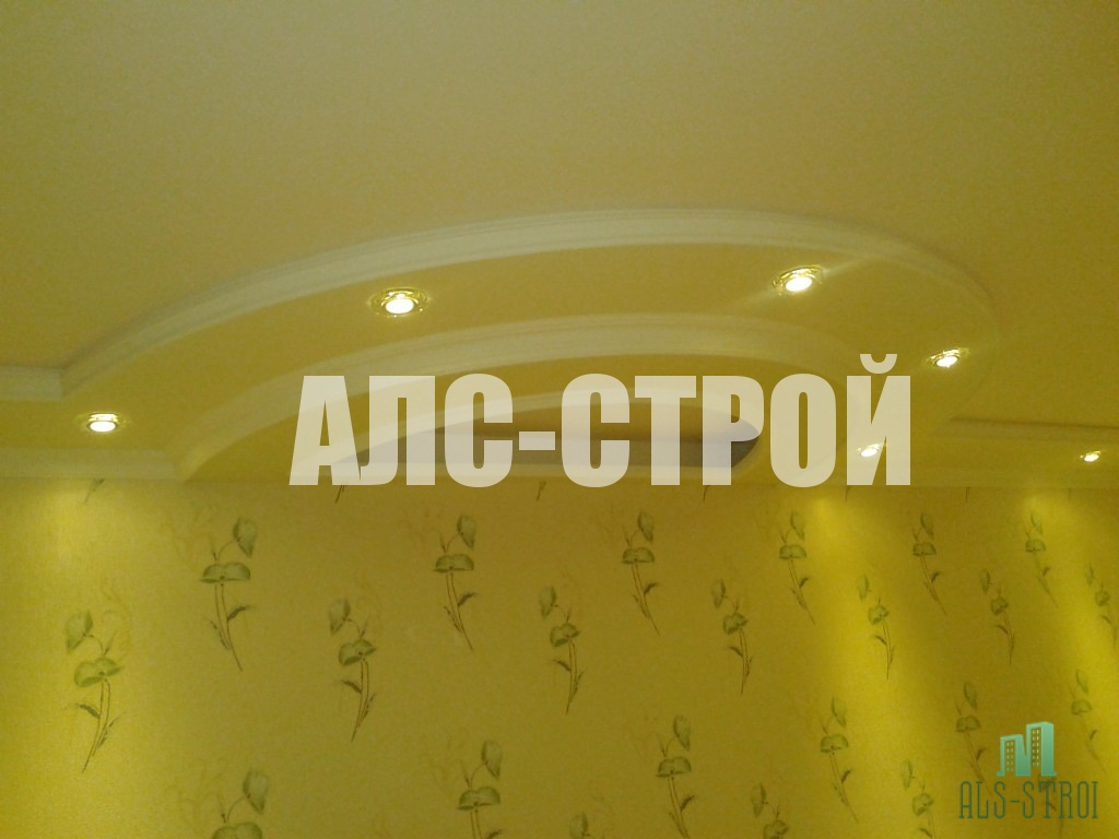 Ремонт квартир под ключ, потолки