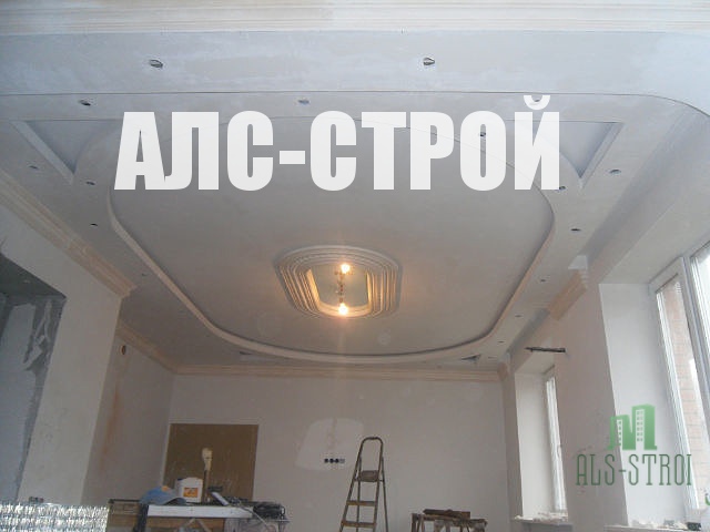 Ремонт квартир под ключ, потолки